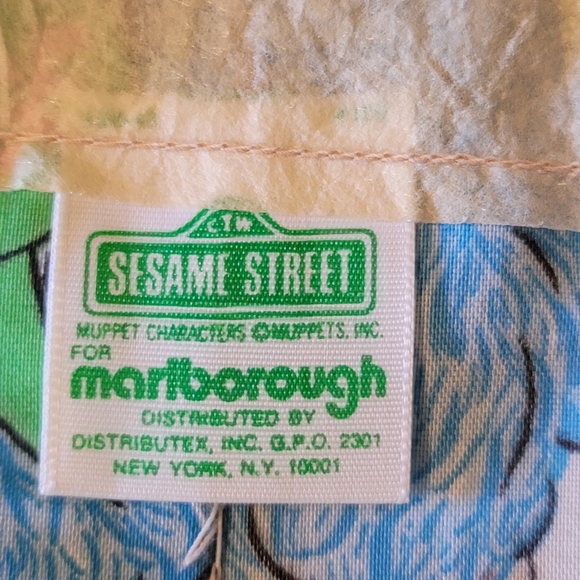 Vintage Sesame Street Muppets Rodeo Theme Window Valance Kids Room Home Decor - Picture 11 of 15